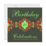 Groovy Green Diva Bohemian Lace Invitations