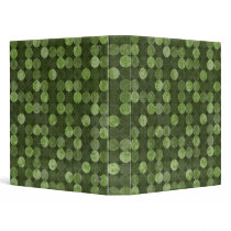 Groovy Green Dots Binder