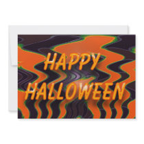 Groovy Halloween Party invitations
