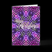 Groovy Happy Holidays Card by webgrrl Groovy Happy Holidays Card