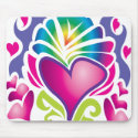 groovy heart wave mousepads by doonidesigns groovy heart wave mousepads