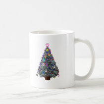 Groovy Hippie Christmas Tree mugs