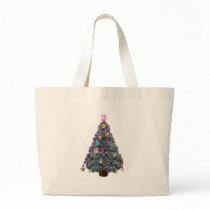 Groovy Hippie Christmas Tree bags