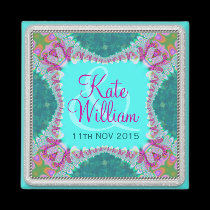 Groovy Hippie Happy Save the Date Magnet magnets