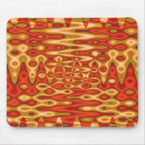 groovy horizon orange mousepads by DonnaGraysonAbstract groovy horizon orange mousepads