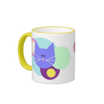 Groovy Kitty Mug by Quequay