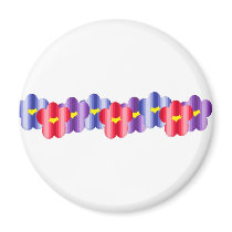 Groovy Lei magnets