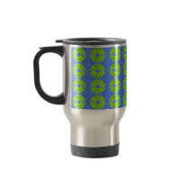 groovy lime green and turquoise mugs