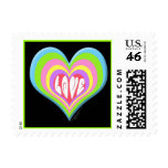 Groovy Love Heart Stamps