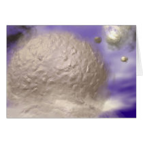 Groovy Lunar Texture 3D Design cards