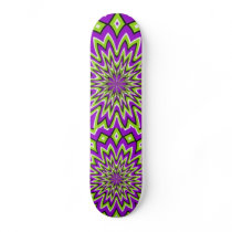 Groovy Moving Pattern Skateboard