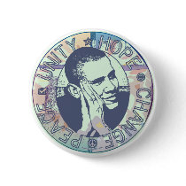 Groovy Obama 2008 Gear Pin
