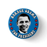 Groovy Obama For President Button buttons