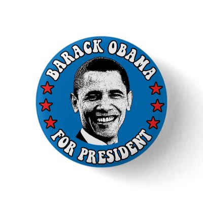 Groovy Obama For President Button by ObamaCentral