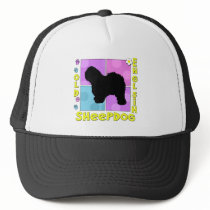 Groovy Old English Sheepdog Hats