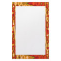 groovy orange border stationery by DonnaGraysonAbstract groovy orange border stationery