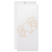 Groovy Orange Halloween Spider rack cards by Groovynet Groovy Orange Halloween Spider rack cards