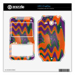 Groovy orange purple green