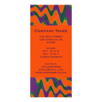 groovy orange purple rack cards by DonnaGraysonAbstract groovy orange purple rack cards