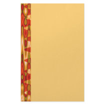 groovy orange stationery