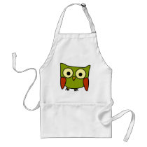 Groovy Owl aprons by Retroversity Groovy Owl aprons