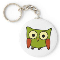 Groovy Owl Key Chains