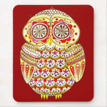 Groovy Owl Mousepad
