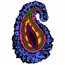 Groovy Paisley Magnet photo sculptures