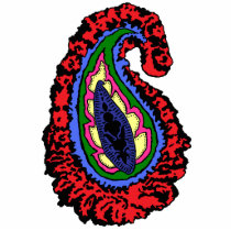 Groovy Paisley Magnet photo sculptures
