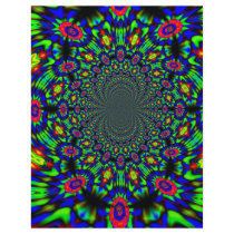 Groovy Paisley Pansies Letterhead Design