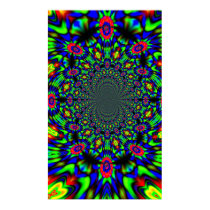 Groovy Paisley Pansies posters