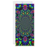 Groovy Paisley Pansies Custom Rack Cards
