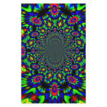Groovy Paisley Pansies Stationery