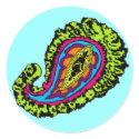 Groovy Paisley Sticker