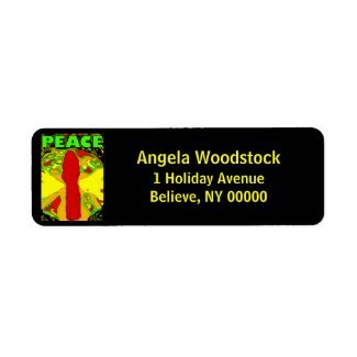 Groovy Peace Angel label