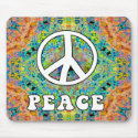 Groovy Peace Mousepad by wingedturtle Groovy Peace Mousepad