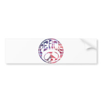 Groovy Peace Sign bumper stickers by Groovynet Groovy Peace Sign bumper stickers