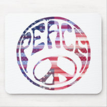 Groovy Peace Sign Mouse Pads