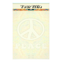 Groovy Peace Stationery