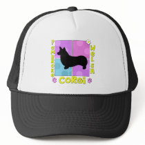 Groovy Pembroke Welsh Corgi Mesh Hats