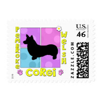 Groovy Pembroke Welsh Corgi Postage