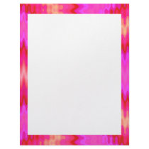 groovy pink personalized letterhead