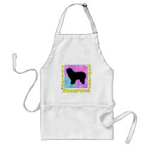 Groovy Polish Lowland Sheepdog Apron