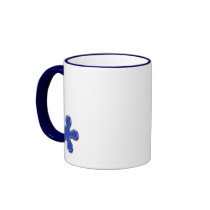 Groovy Pop Art  Mug w/ Acent Flower