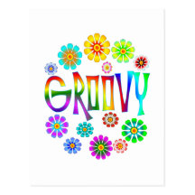 GROOVY POST CARDS