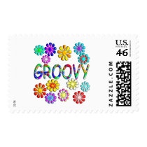 Groovy Postage Stamp