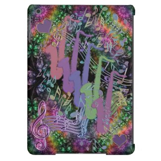 Groovy Psychedelic Saxophones iPad Air Case