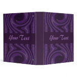 groovy purple black binders