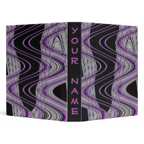 groovy purple black binders by DonnaGraysonAbstract groovy purple black binders
