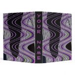 groovy purple black binders